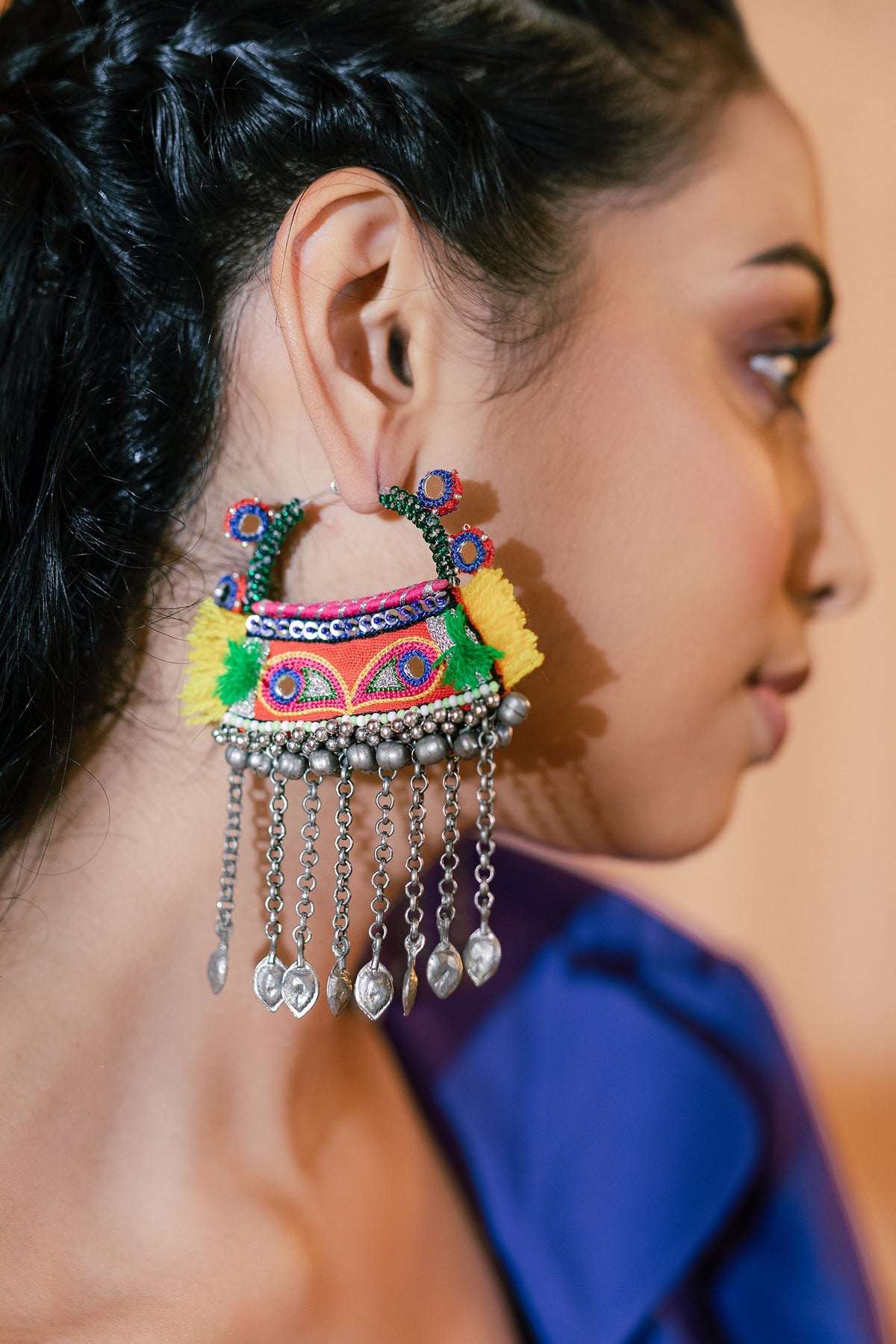Aapne Ketla Embroidered Earrings 