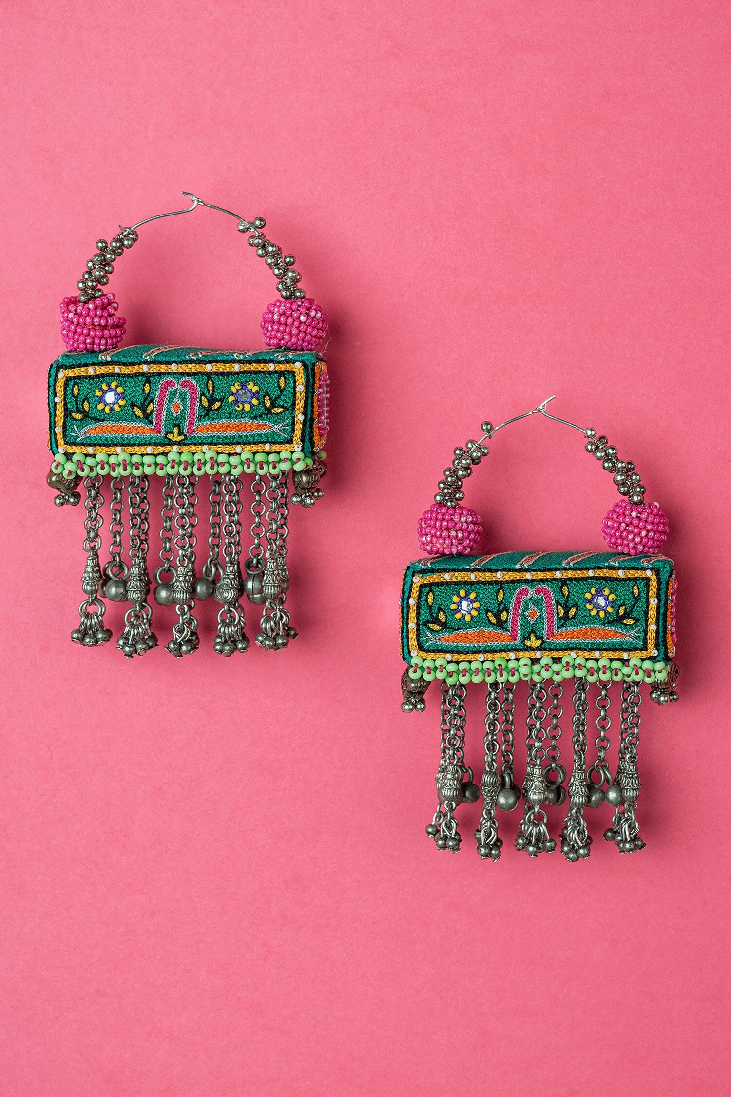 Dagu Magu Embroidered Earrings 