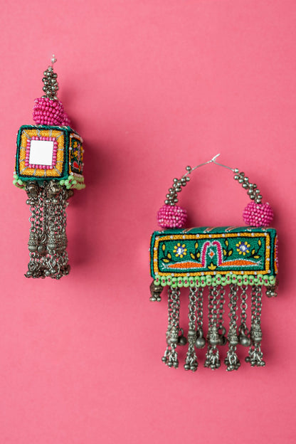 Dagu Magu Embroidered Earrings 