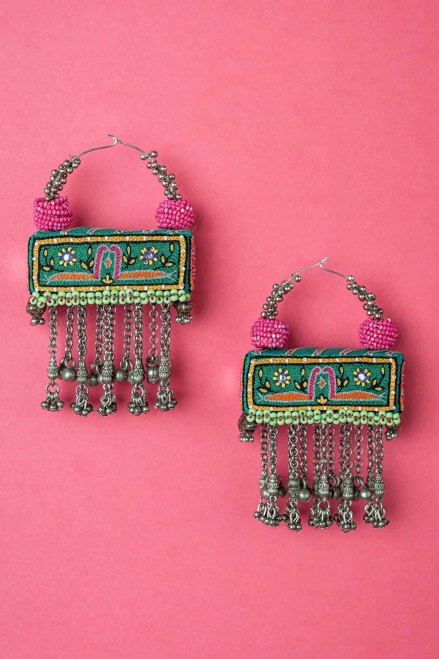 Dagu Magu Embroidered Earrings 