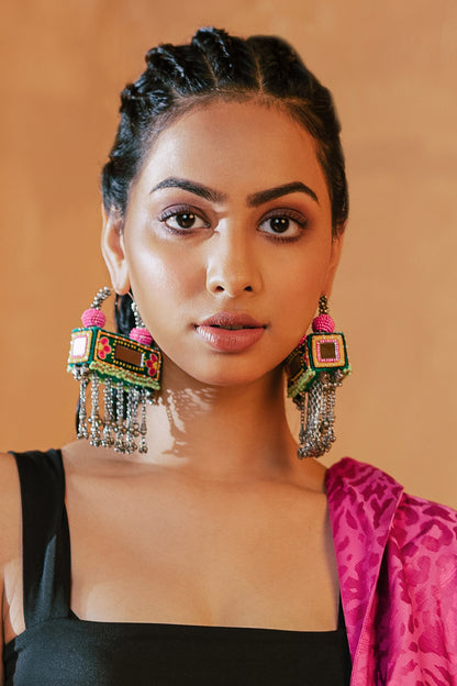Dagu Magu Embroidered Earrings 
