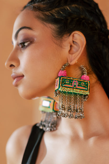 Dagu Magu Embroidered Earrings 