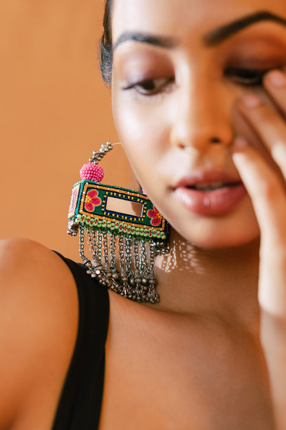 Dagu Magu Embroidered Earrings 