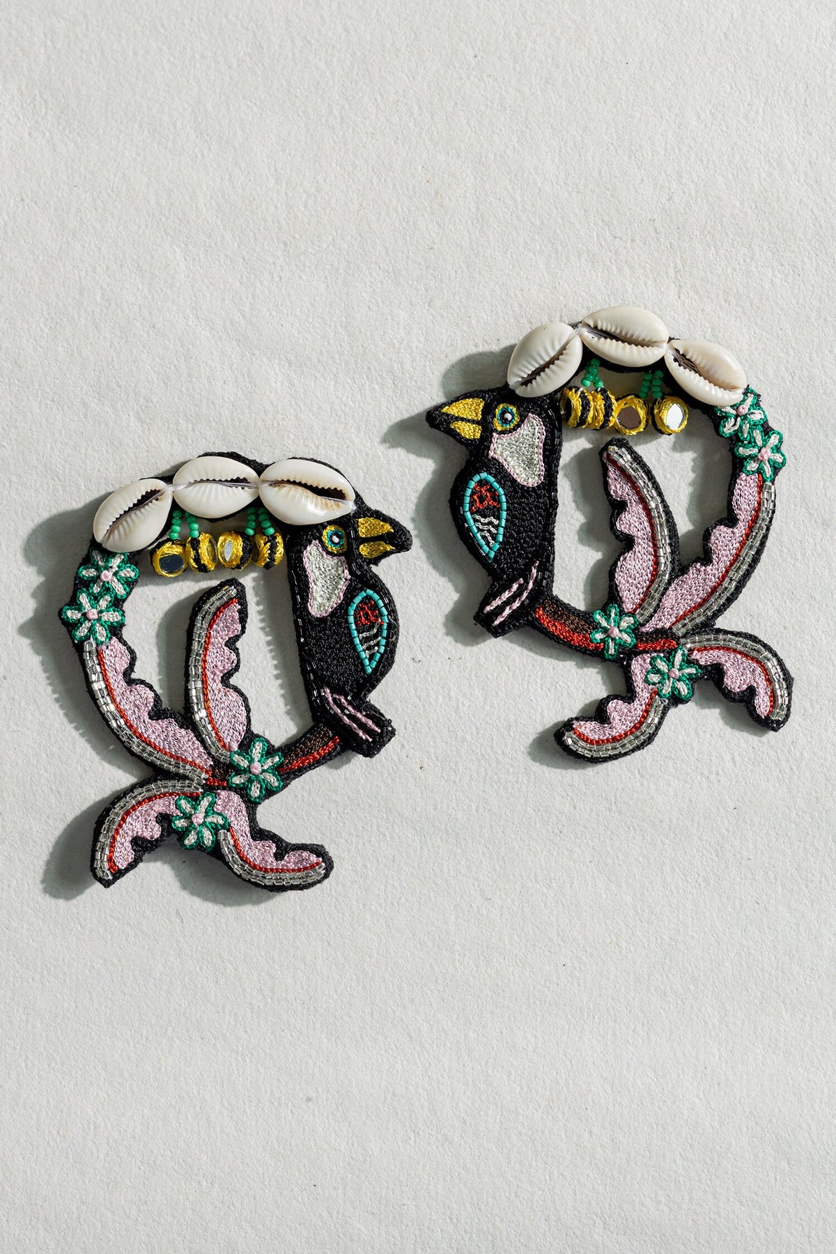 Taharuu Embroidered Earrings 