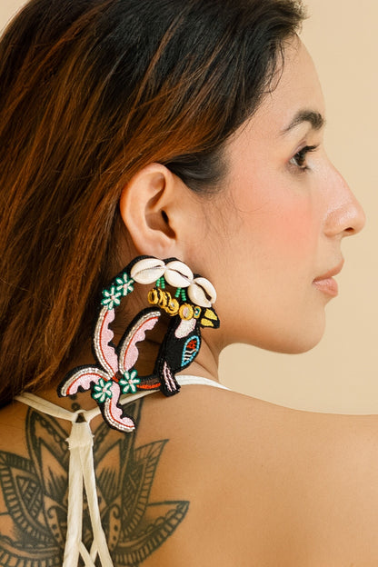 Taharuu Embroidered Earrings 