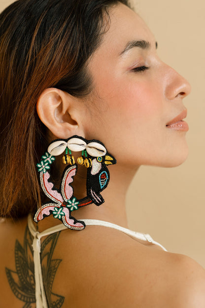 Taharuu Embroidered Earrings 