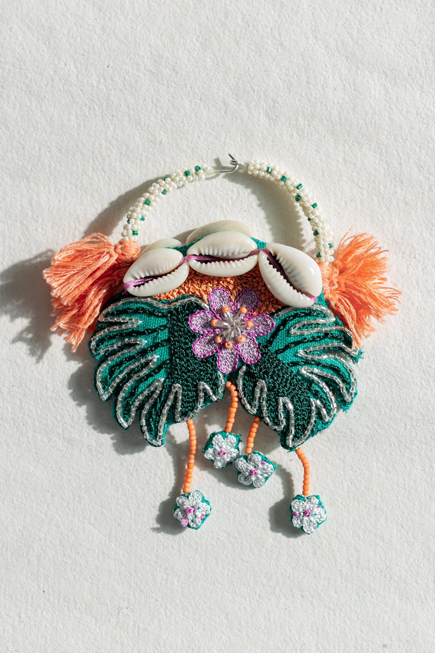 Le Morne Embroidered Earrings 
