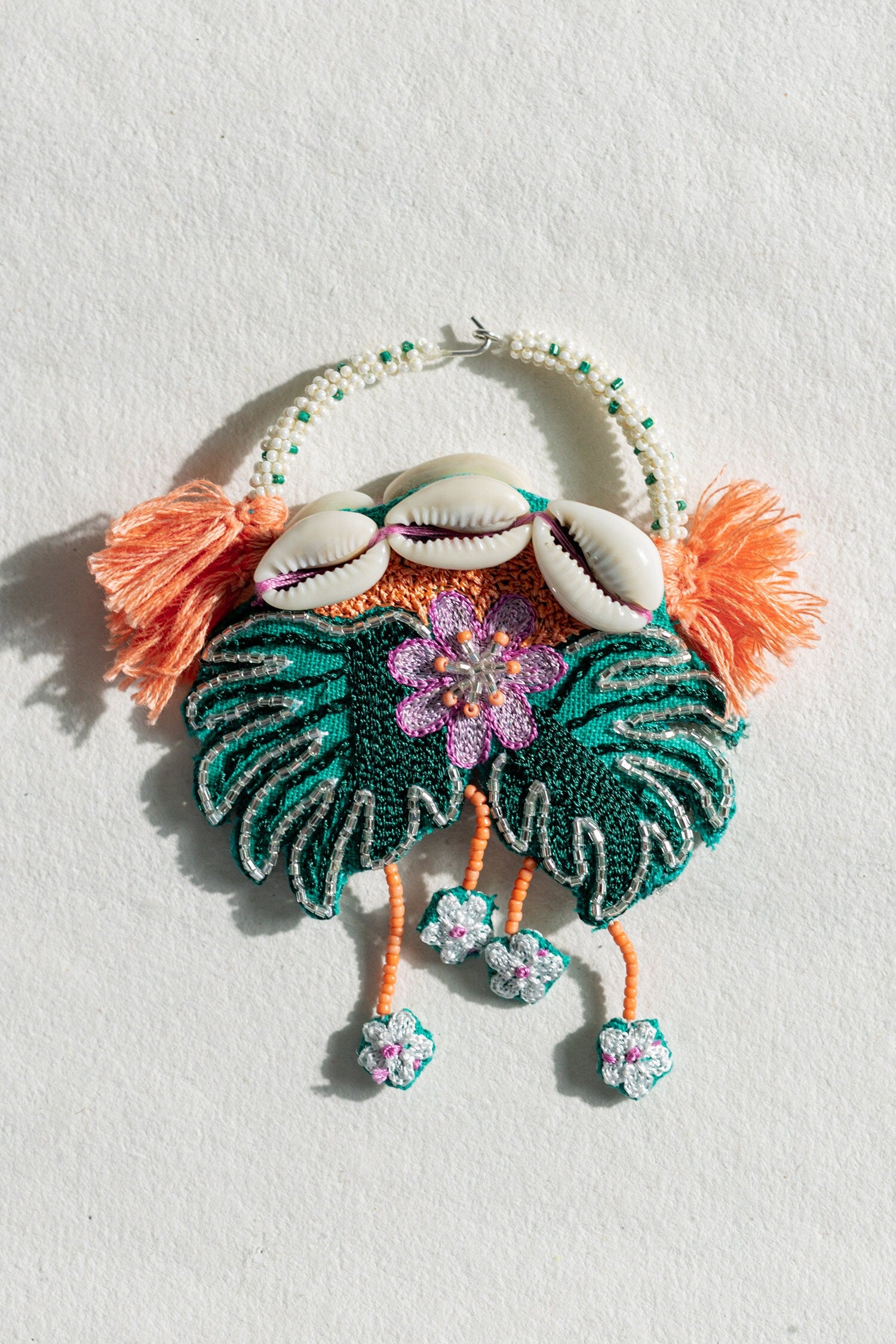 Le Morne Embroidered Earrings 