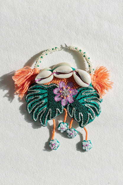 Le Morne Embroidered Earrings 