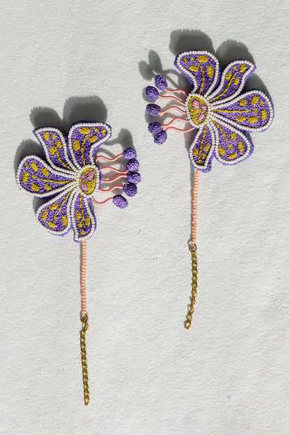 Matira Embroidered Ear Cuffs 