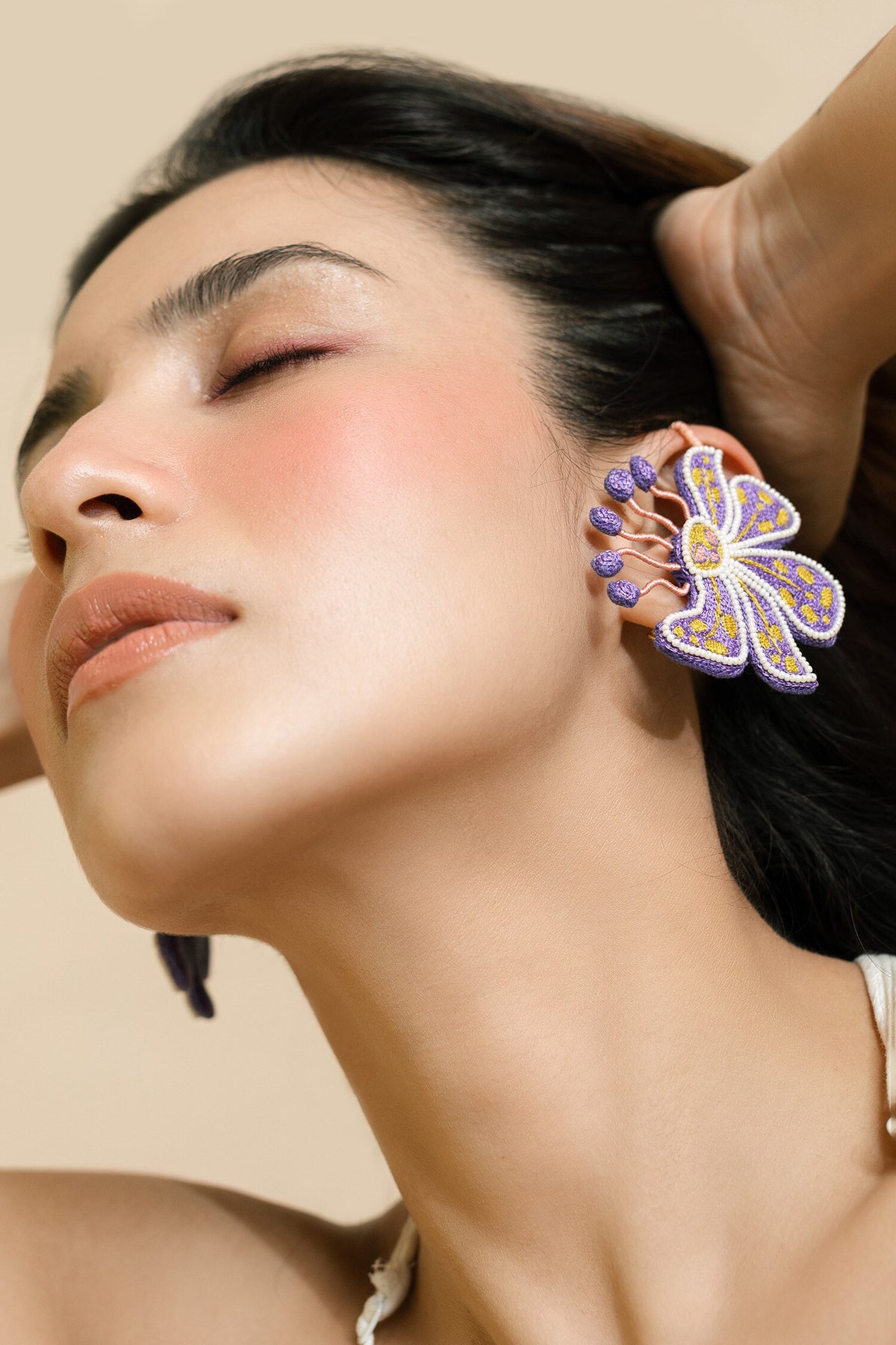 Matira Embroidered Ear Cuffs 