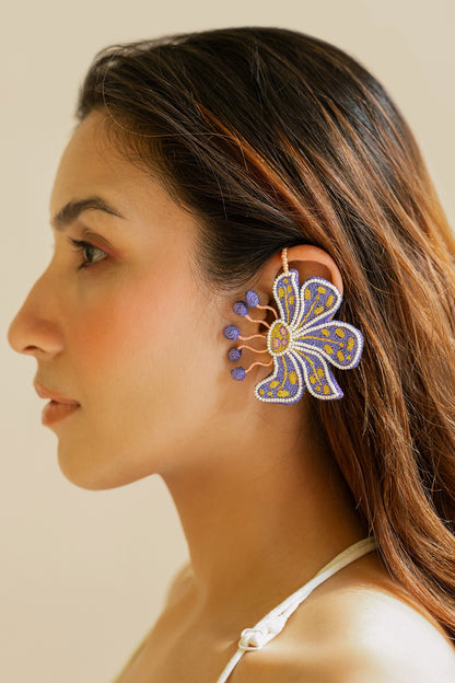 Matira Embroidered Ear Cuffs 