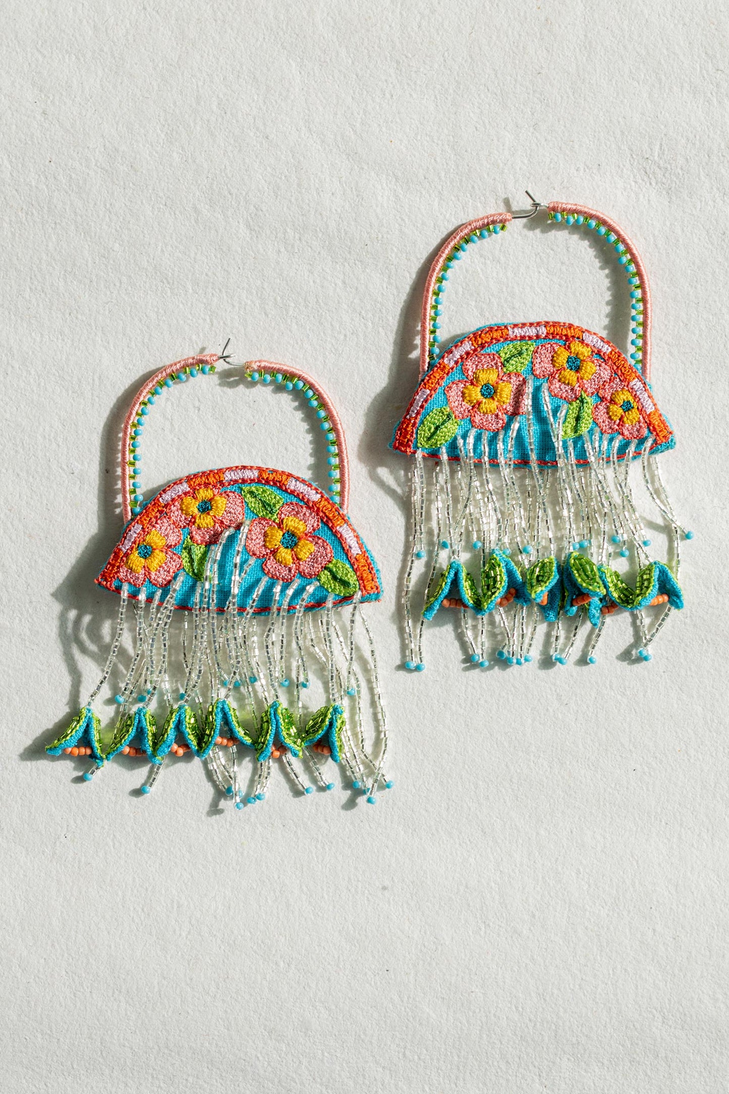 Tulum Embroidered Earrings 