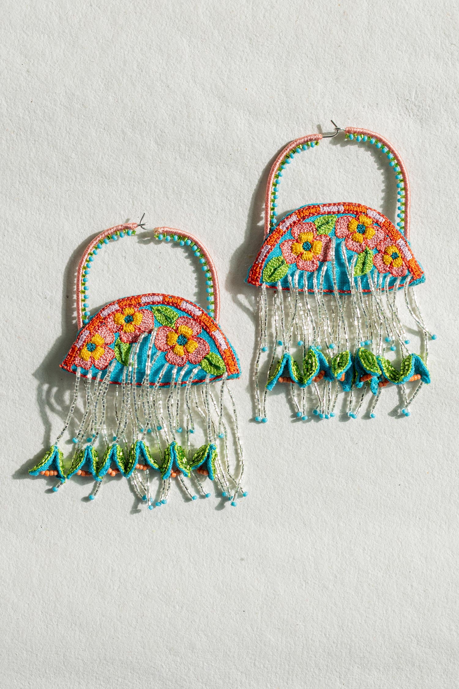 Tulum Embroidered Earrings 