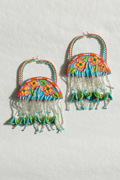 Tulum Embroidered Earrings 