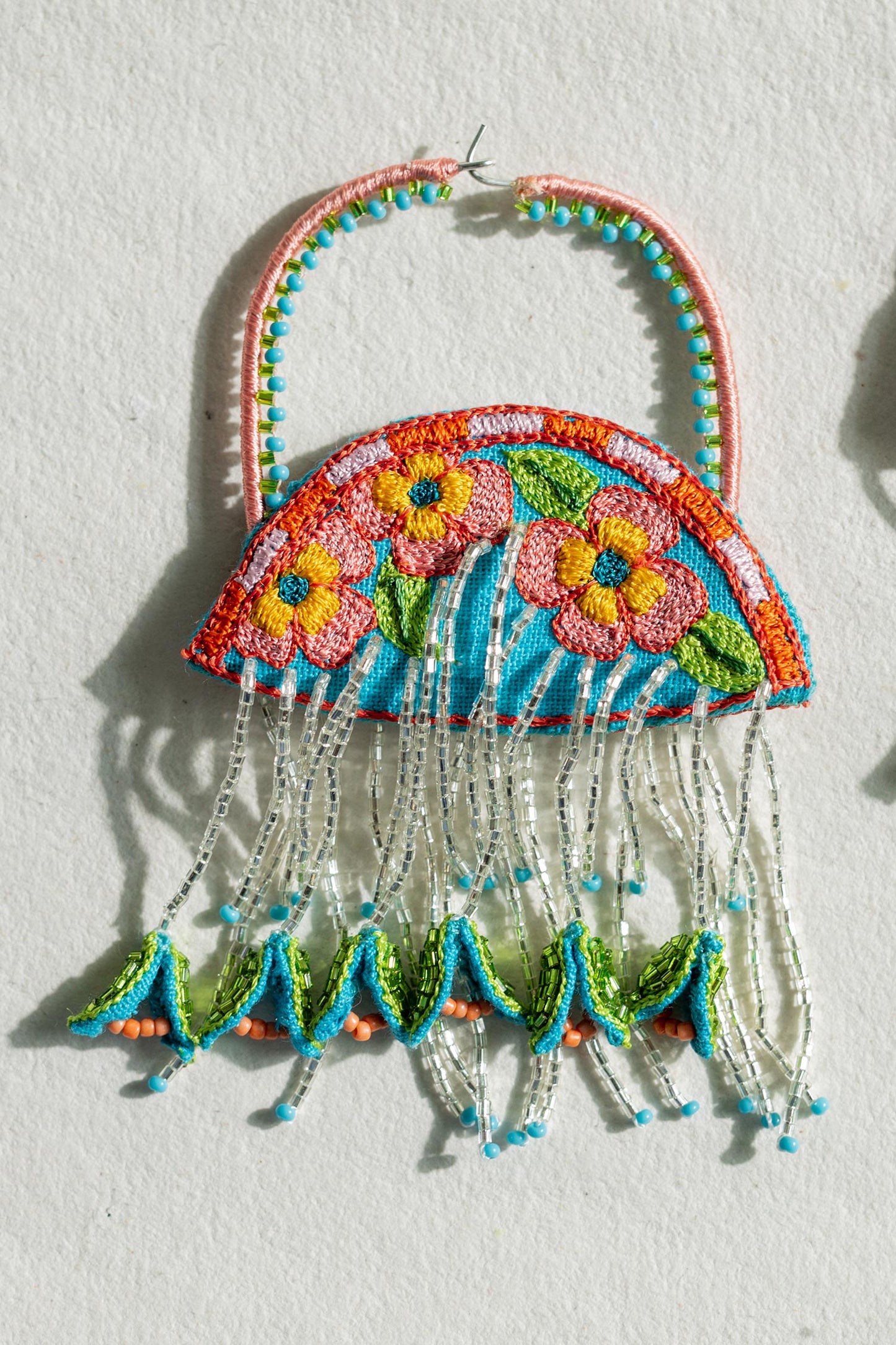 Tulum Embroidered Earrings 