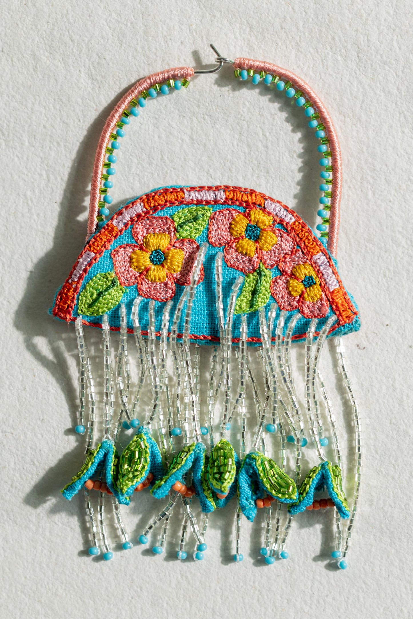 Tulum Embroidered Earrings 