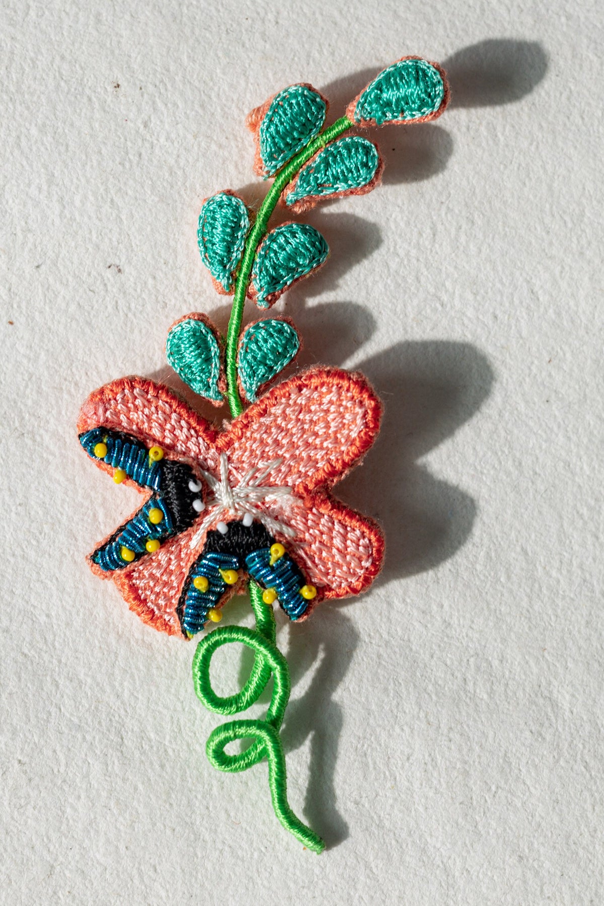 Tahiti Embroidered Ear Cuffs 