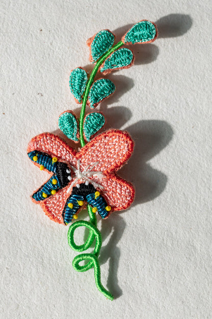 Tahiti Embroidered Ear Cuffs 