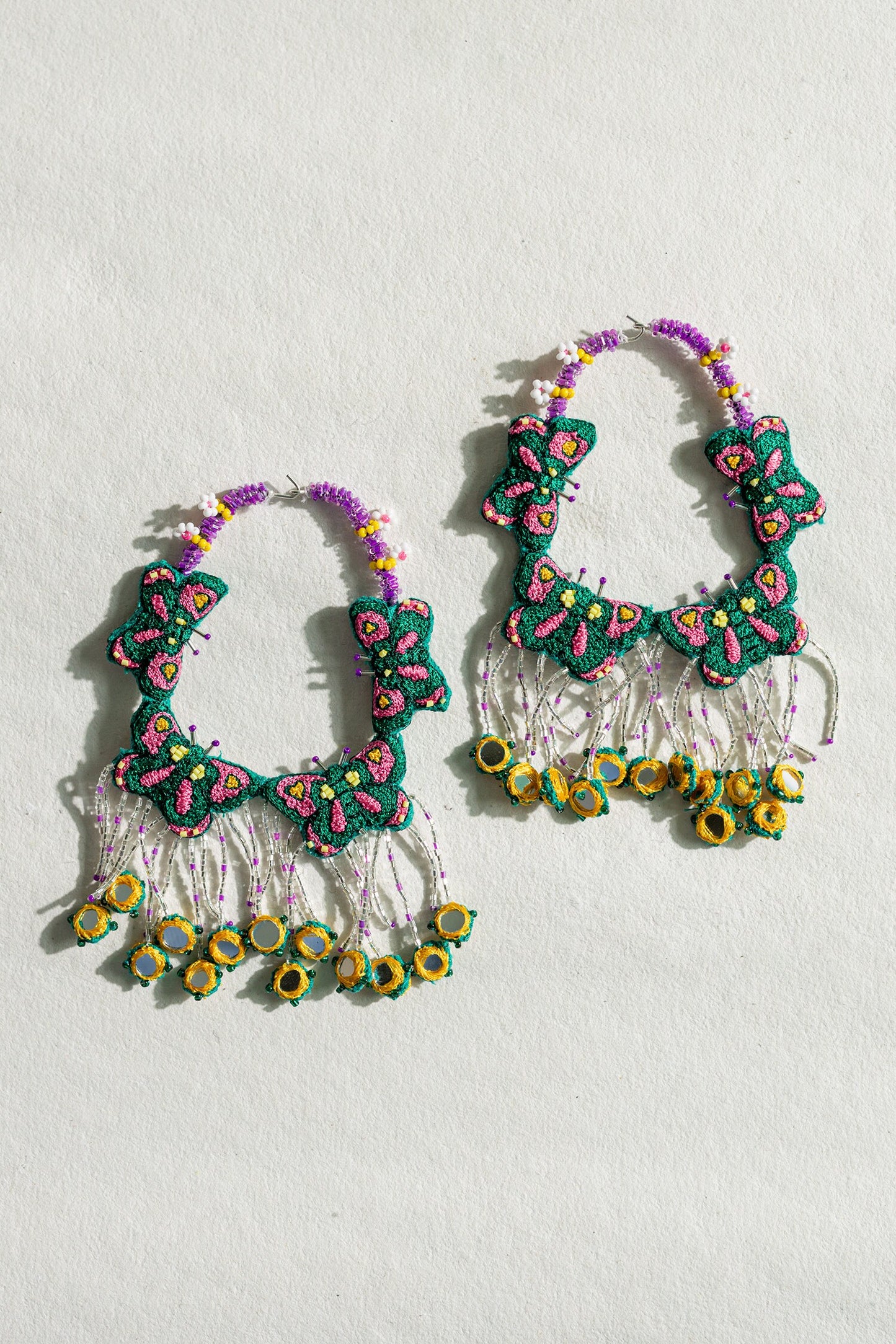 Navagio Embroidered Hoops 