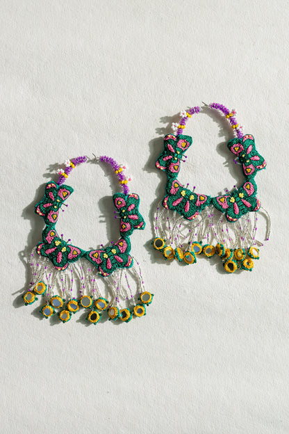 Navagio Embroidered Hoops 