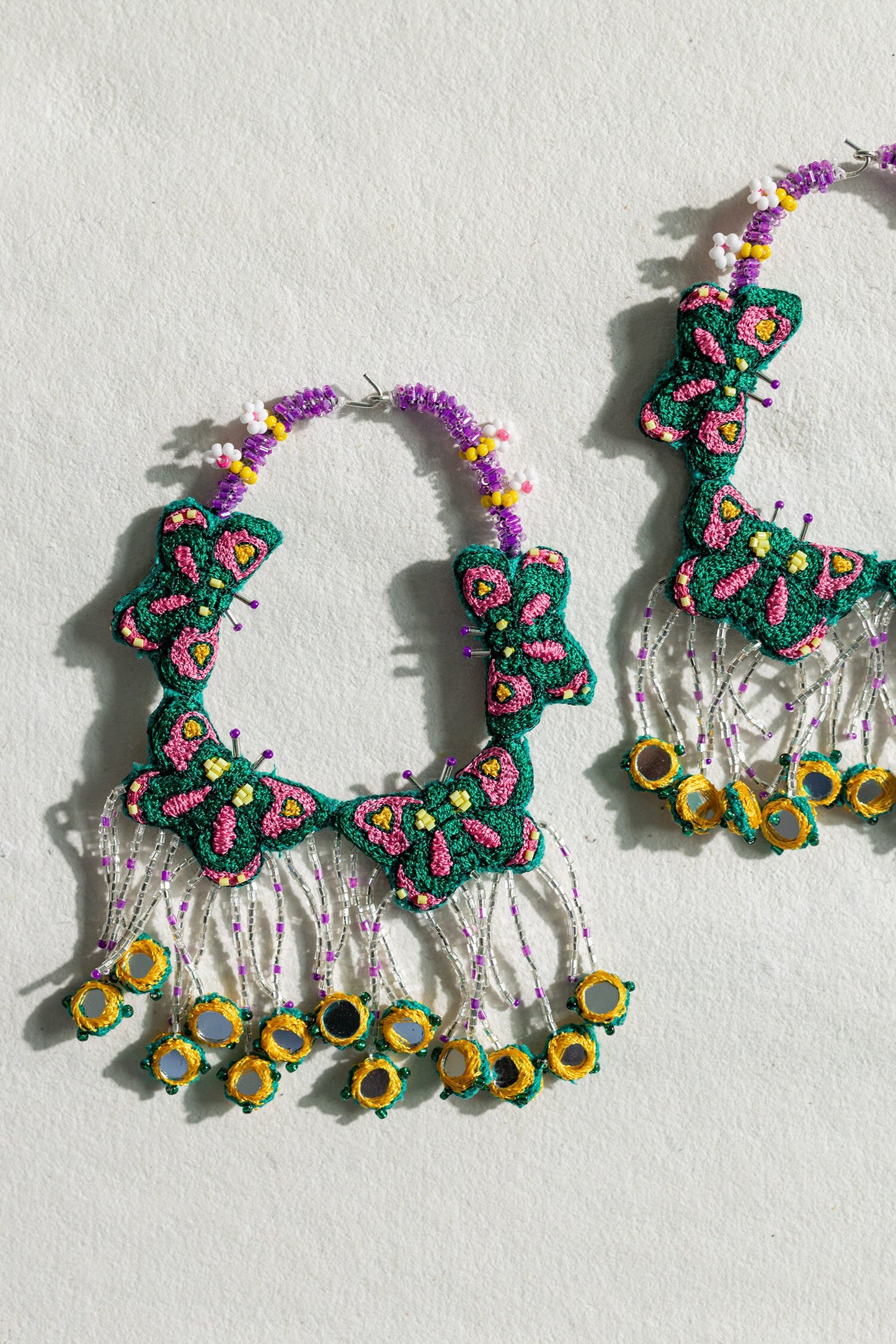 Navagio Embroidered Hoops 