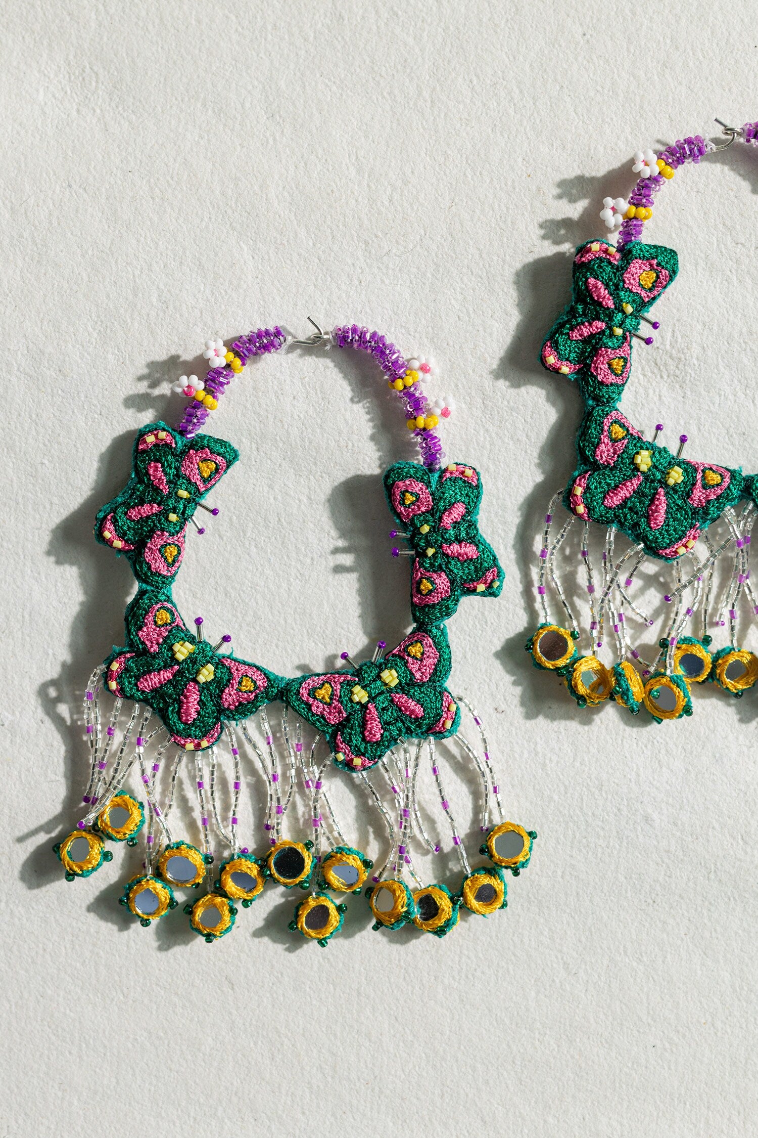 Navagio Embroidered Hoops 