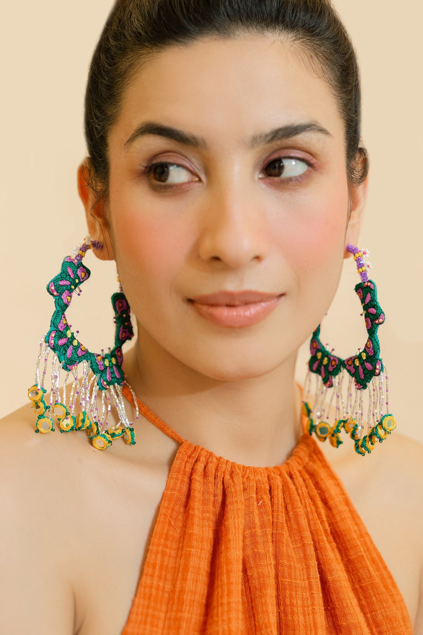 Navagio Embroidered Hoops 