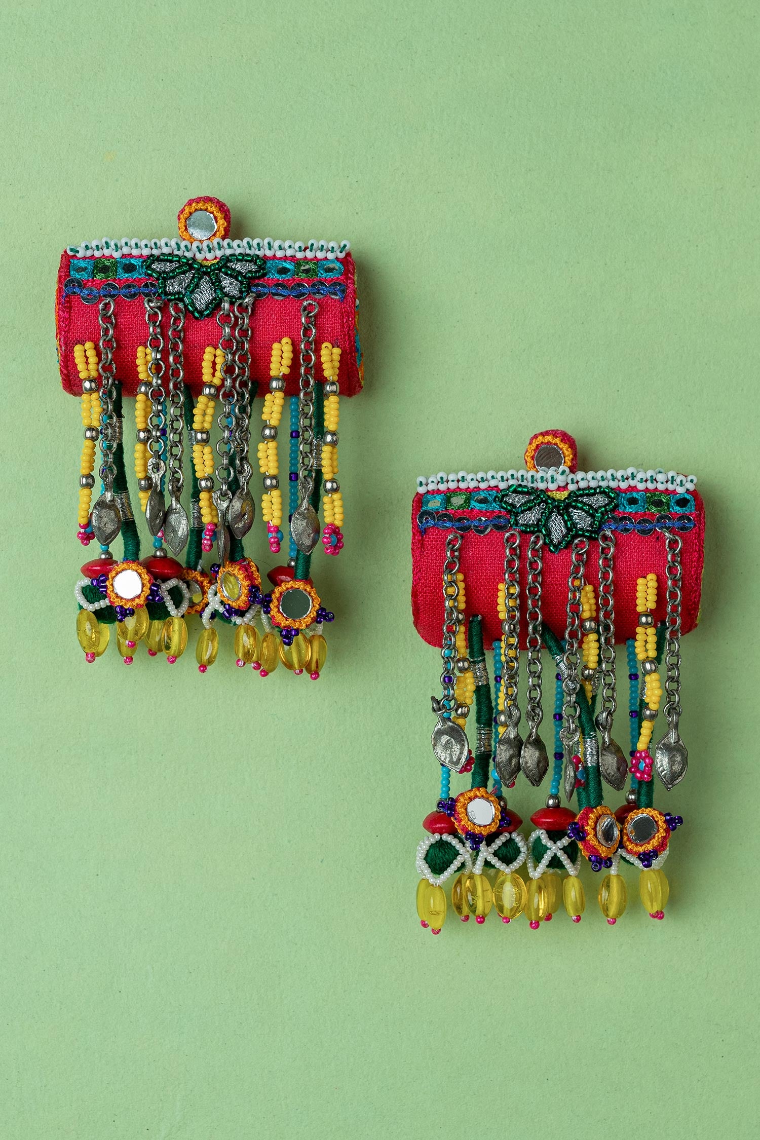 Baggha Embroidered Earrings 