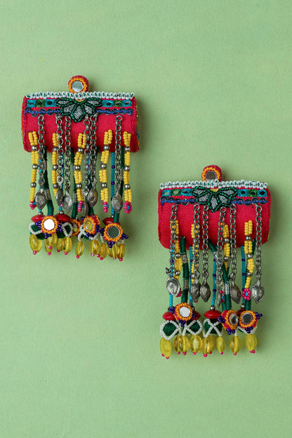 Baggha Embroidered Earrings 