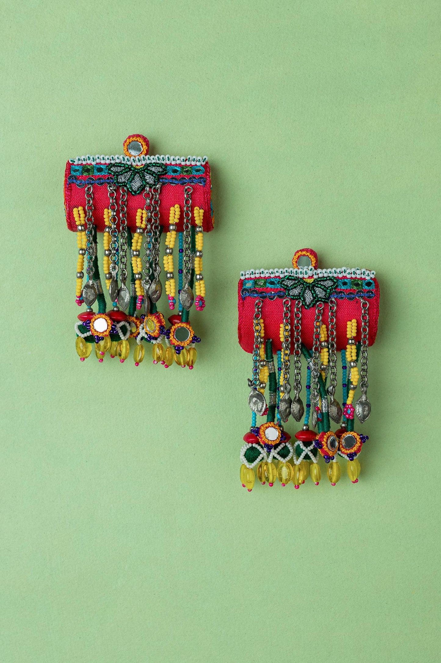 Baggha Embroidered Earrings 