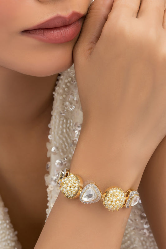 Umrao American Diamond Embellished Bracelet 