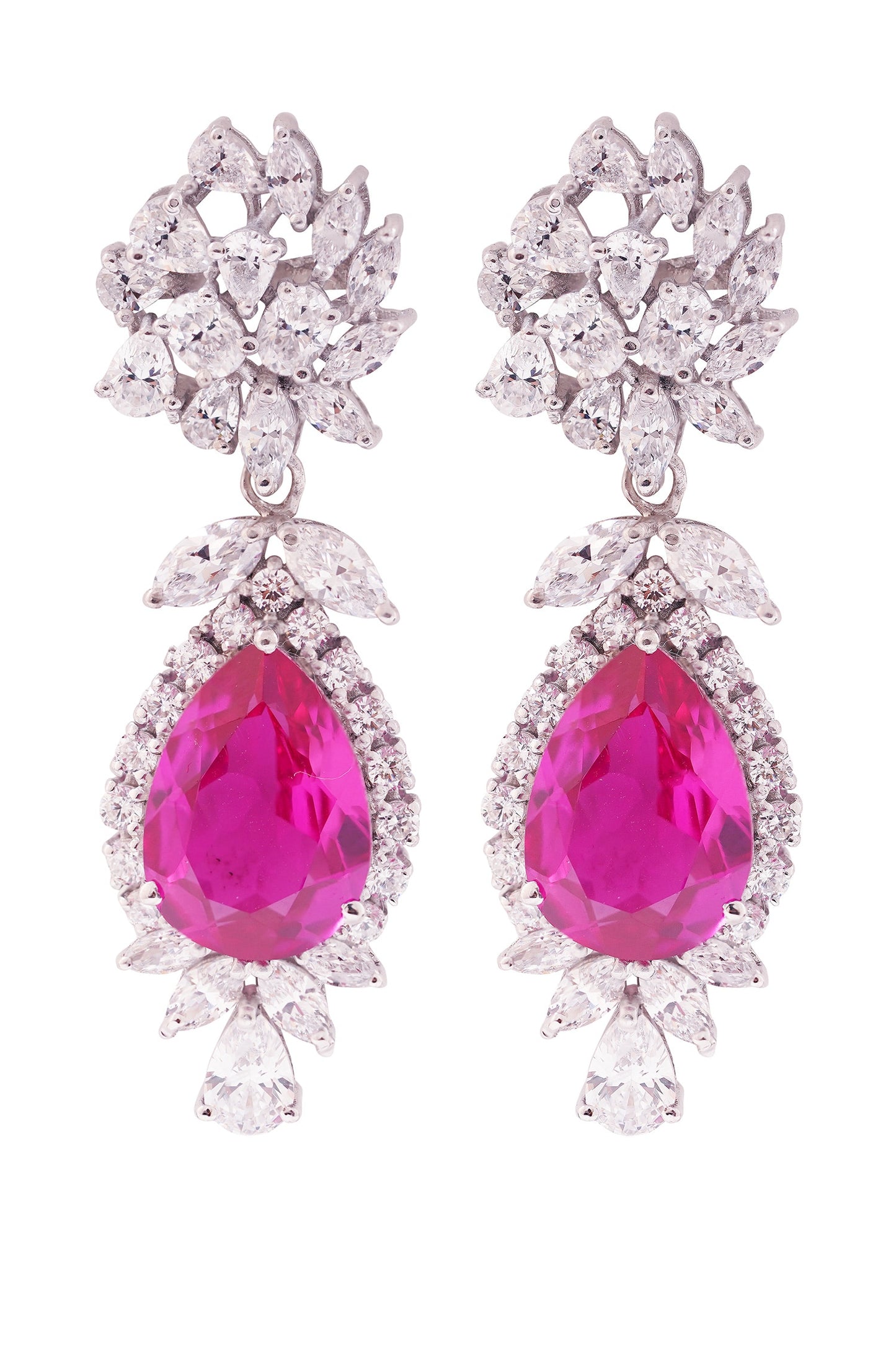 Imperial Zirconia Embellished Earrings 
