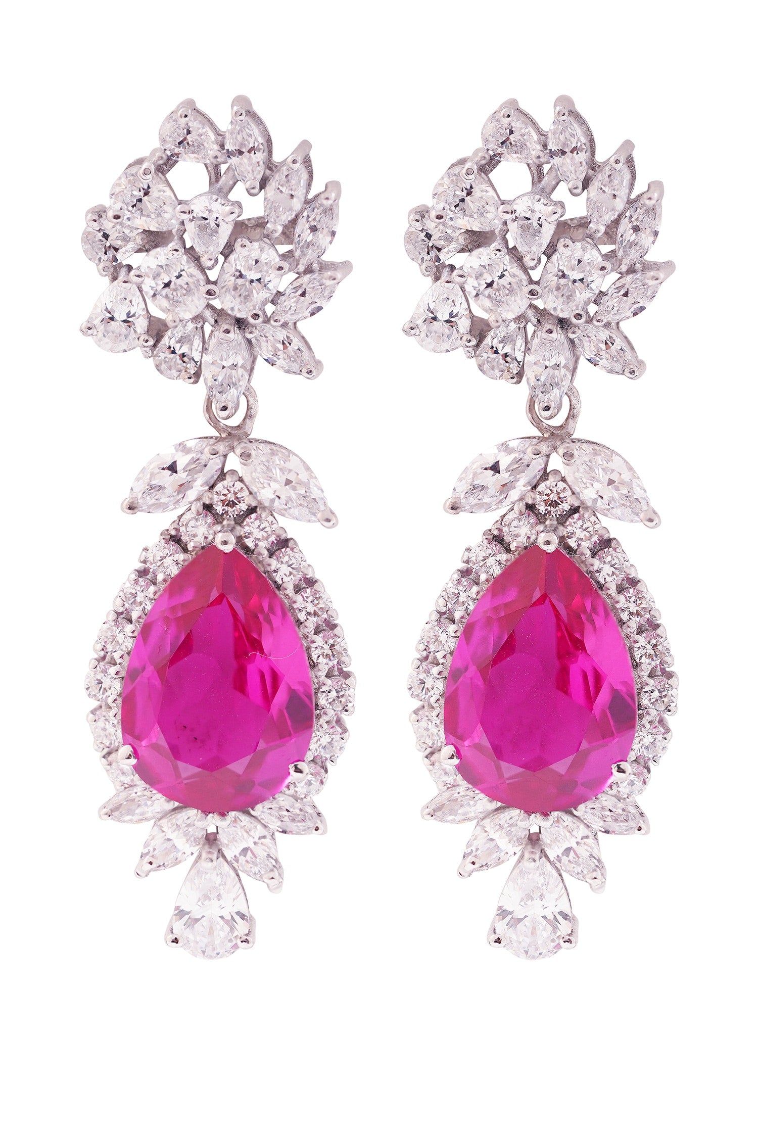 Imperial Zirconia Embellished Earrings 