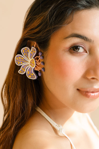 Matira Embroidered Ear Cuffs 
