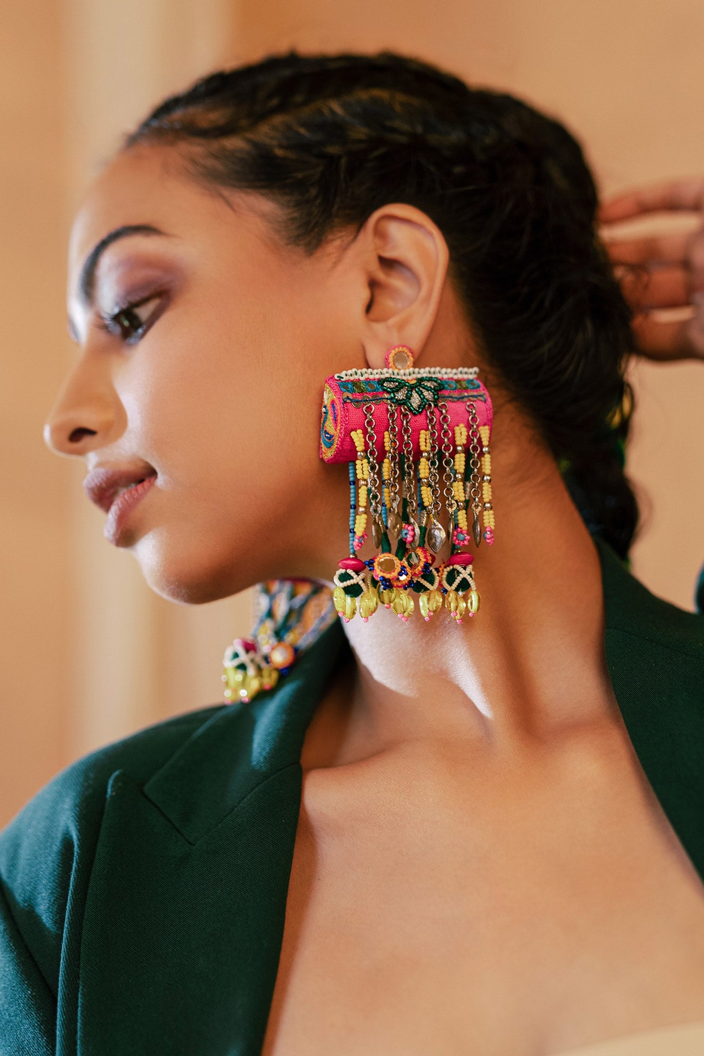 Baggha Embroidered Earrings 