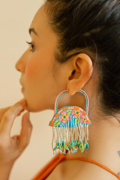 Tulum Embroidered Earrings 