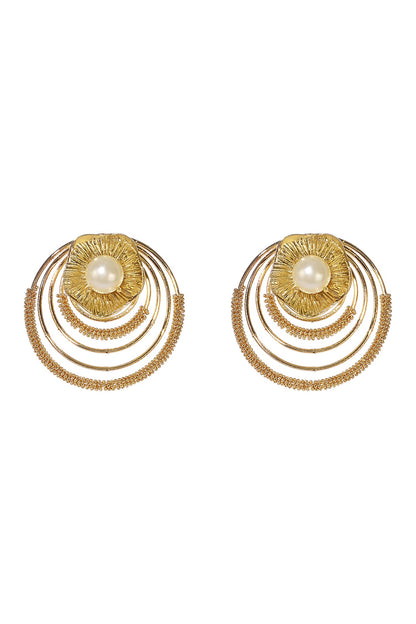 Lotus Carved Studs 