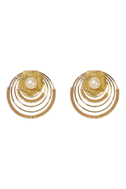 Lotus Carved Studs 