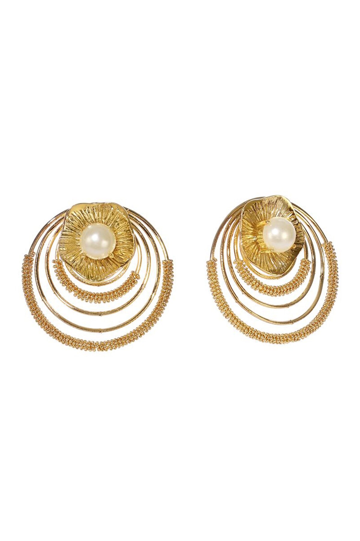 Lotus Carved Studs 