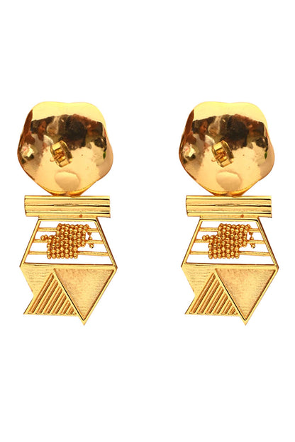 Hexa Pearl Earrings 