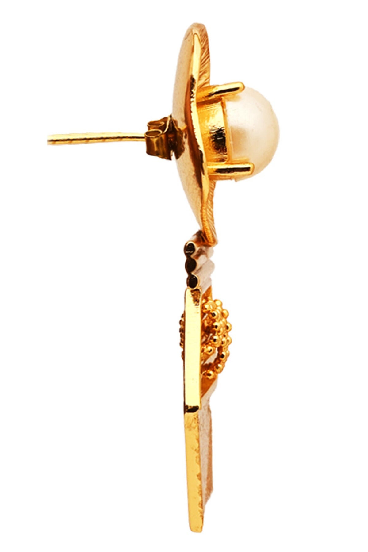 Hexa Pearl Earrings 