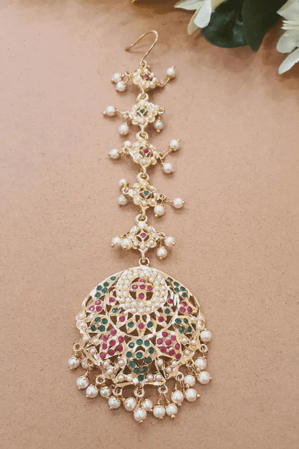 Bridal Jadau Maangtikka 