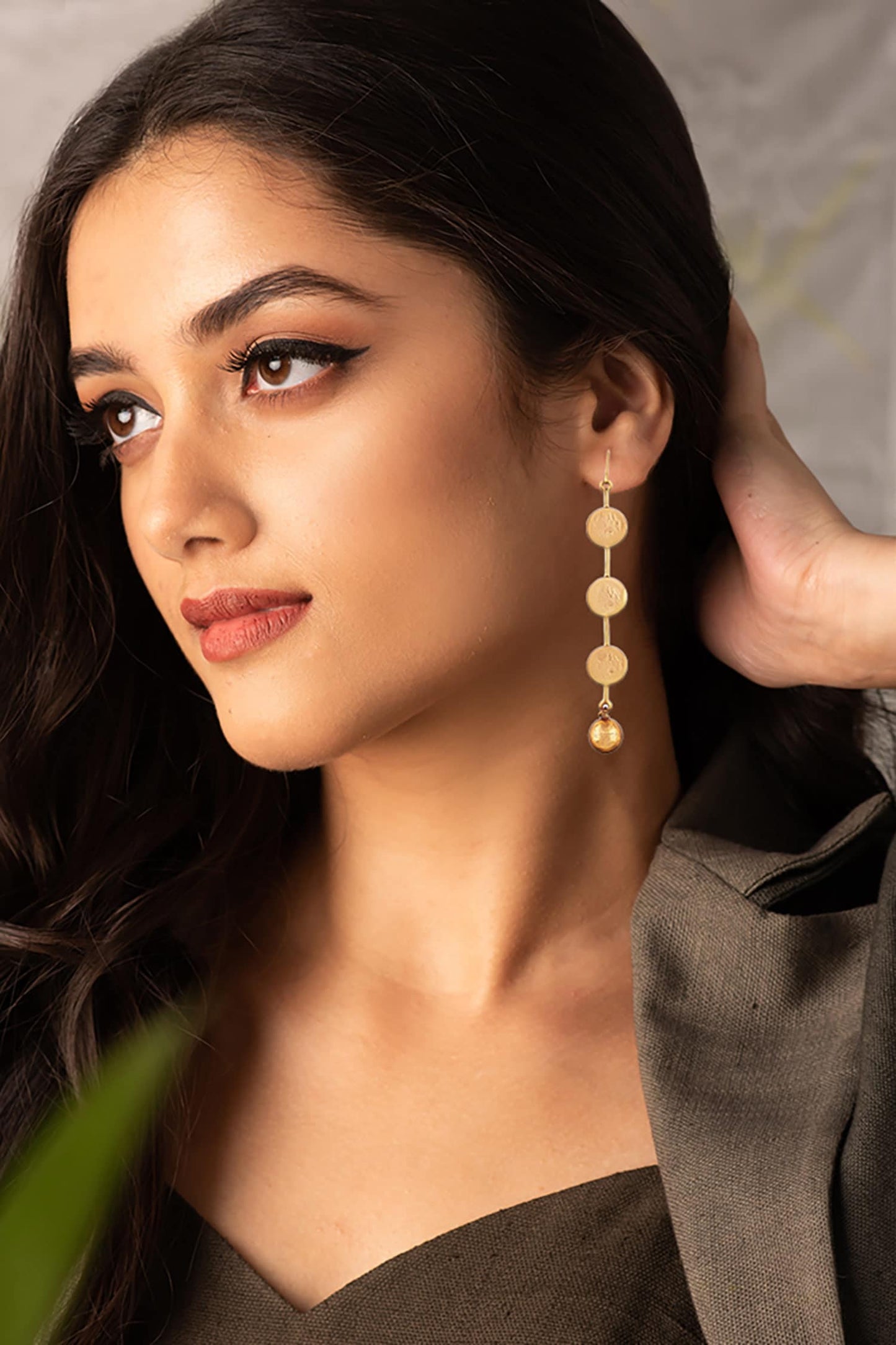 Coin Drop Earrings 