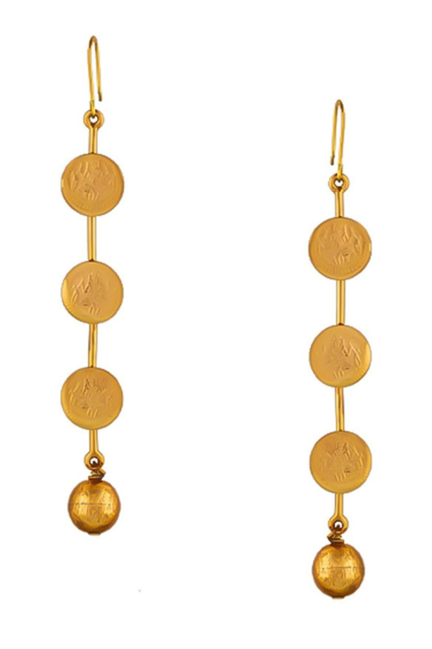 Coin Drop Earrings 