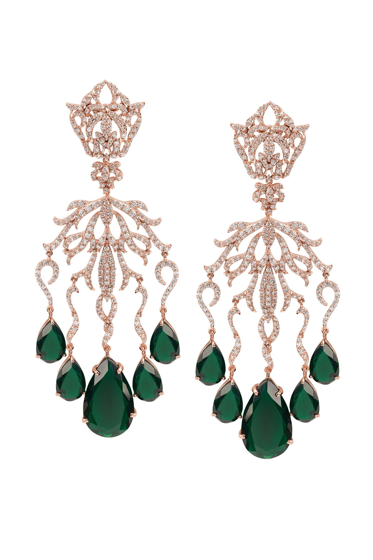Celestial Love Crystal Embellished Earrings 