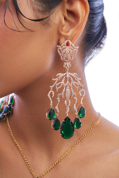 Celestial Love Crystal Embellished Earrings 