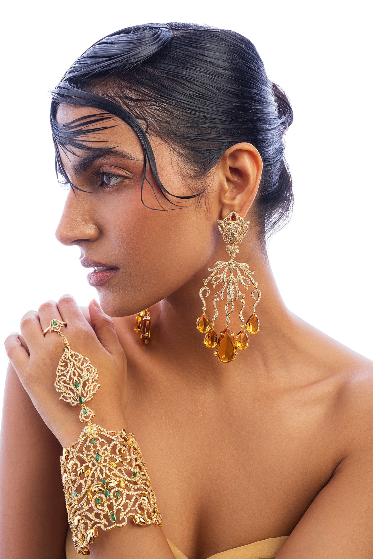 Celestial Love Embellished Earrings 