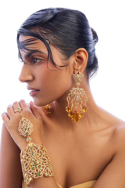 Celestial Love Embellished Earrings 
