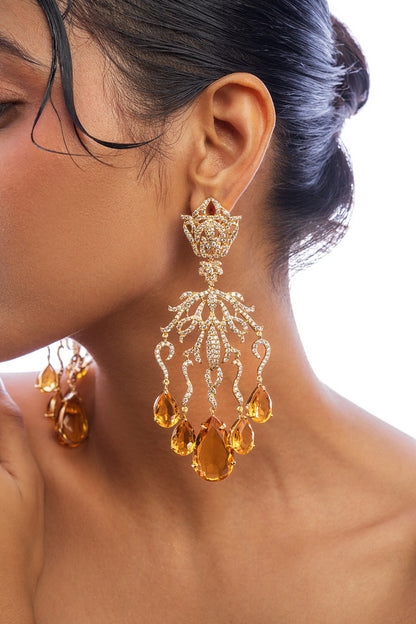 Celestial Love Embellished Earrings 